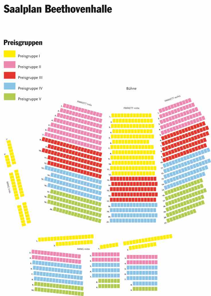 Sitzplan Beethovenhalle Bonn | Copyright: Beethovenhalle Bonn