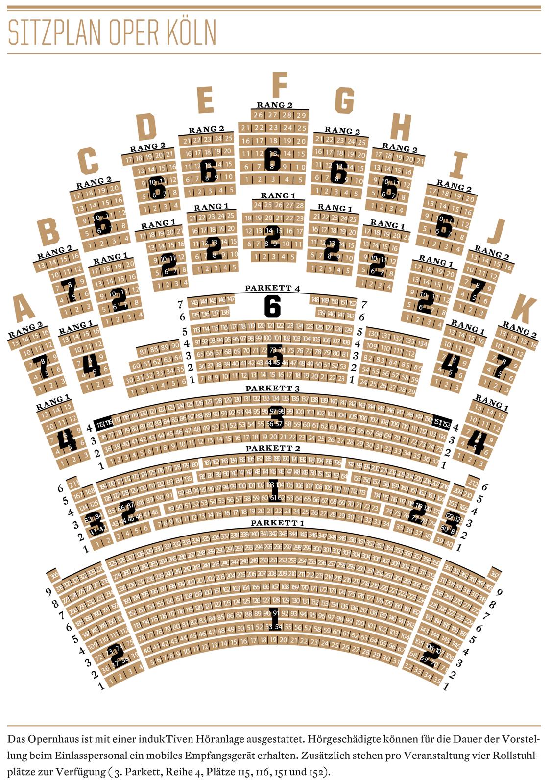 Sitzplan Oper | Copyright: BÃ¼hnen KÃ¶ln