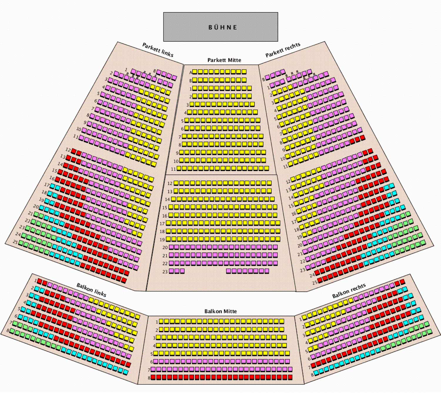 Sitzplan Musicaldome Köln | Copyright: Musicaldome Köln
