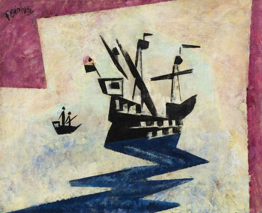 Feininger: Karavellen. Museum Wiesbaden | © Ketterer Kunst