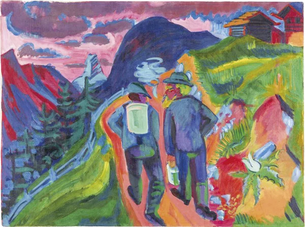 Kirchner - Alpweg nach dem Gewitter | © LWL Museum Münster