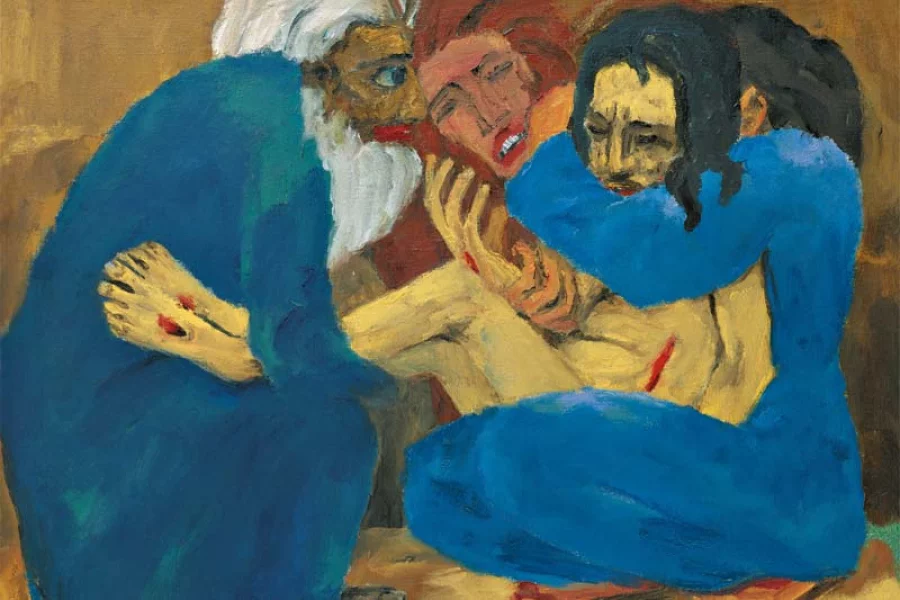 Grablegung - Emil Nolde| Copyright: Nolde Stiftung Seebüll
