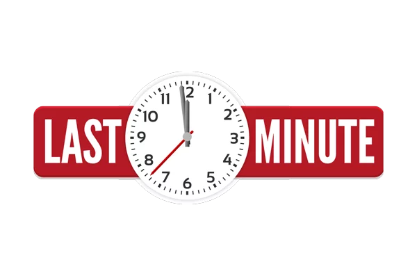 Last Minute | © gemeinfrei
