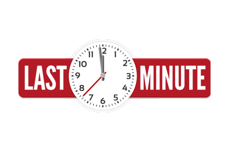 Last Minute | © gemeinfrei
