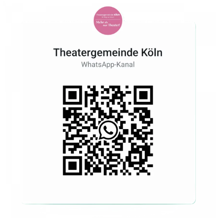 QR-Code WhatsApp-Kanal| Copyright: Theatergemeinde Köln