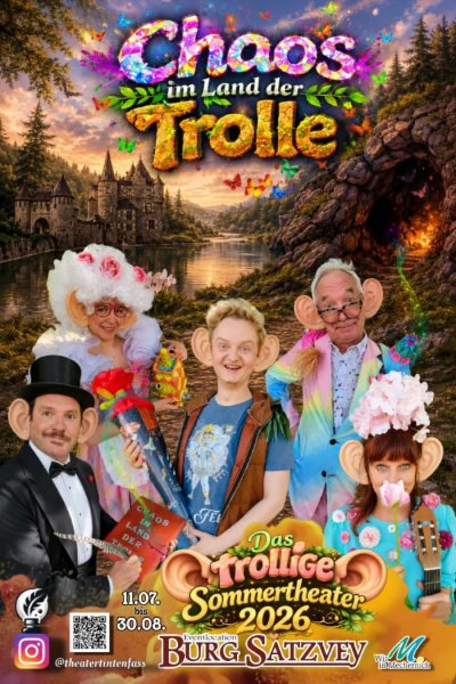 Chaos im Land der Trolle| Copyright: Theater Tintenfass