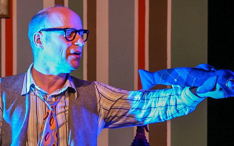 Heribert Schnelle und seine Forelle | KKT | © Kölner Künstler:innen Theater