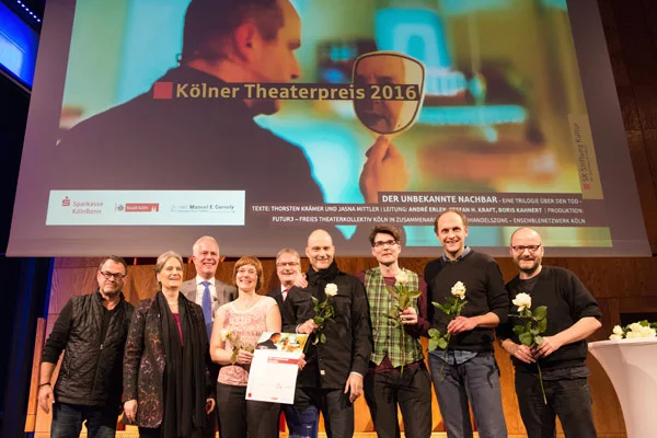 Kölner Theaterpreis 2016:  "Der unbekannte Nachbar - eine Trilogie über den Tod", Produktion: Futur3 | ©  Janet Sinica